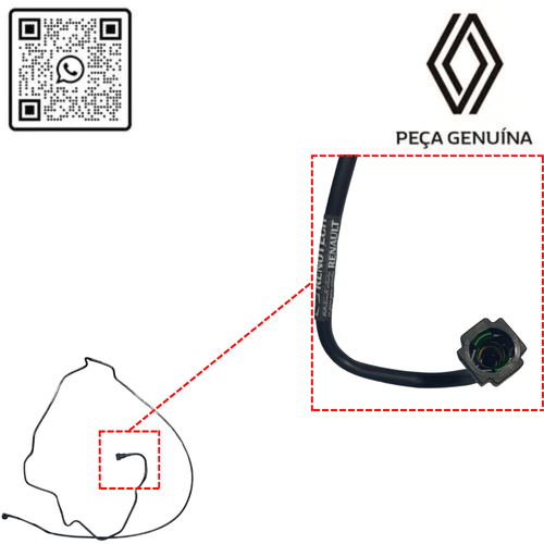 RN 631612 8200631612 MANGUEIRA DE COMB. LOG 1.6 16V K4M -FILTRO ATE RAMPA- - 3